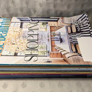 10 Issues of House Beautiful Magazine 2020-2021 Unread Condition